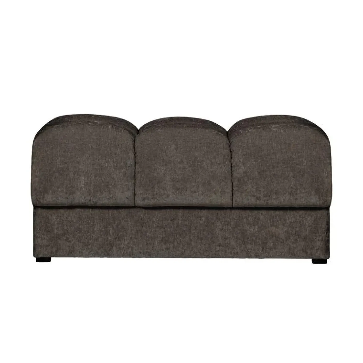 WOOOD Hockers|Second Date Hocker Velvet Warmgrijs 82cm