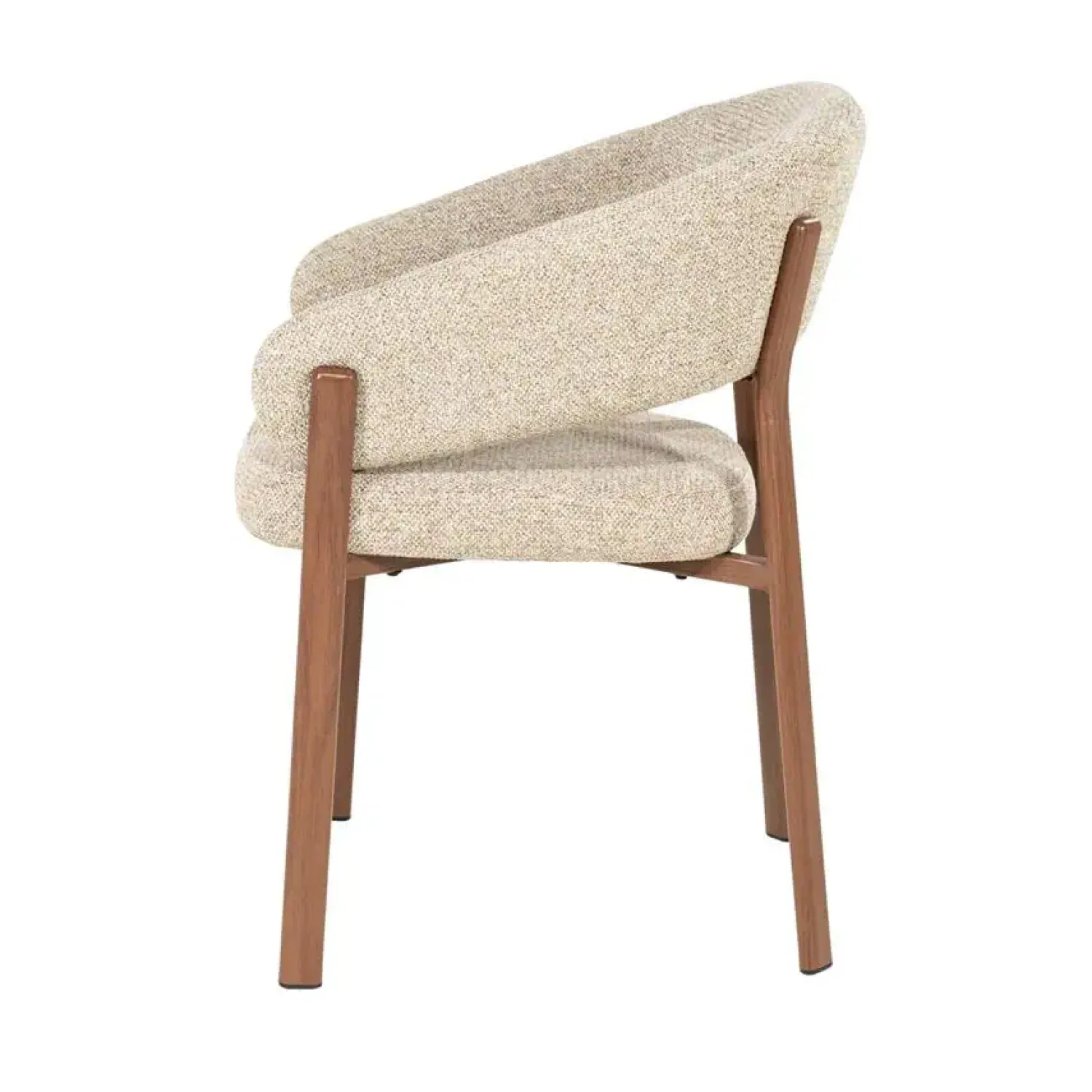 By Boo Eetkamerstoelen|Sedia Eetkamerstoel met armleuning Bruin