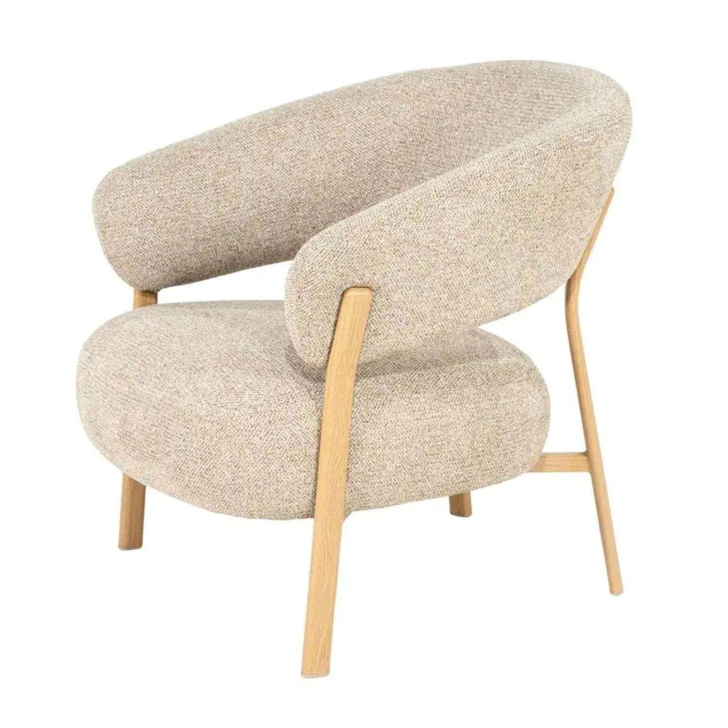 By Boo Fauteuils|Sedia Fauteuil Naturel