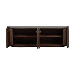 WOOOD Dressoirs|Industriele Kasten|Sense Dressoir 4-Deurs Mangohout Walnoot 160cm
