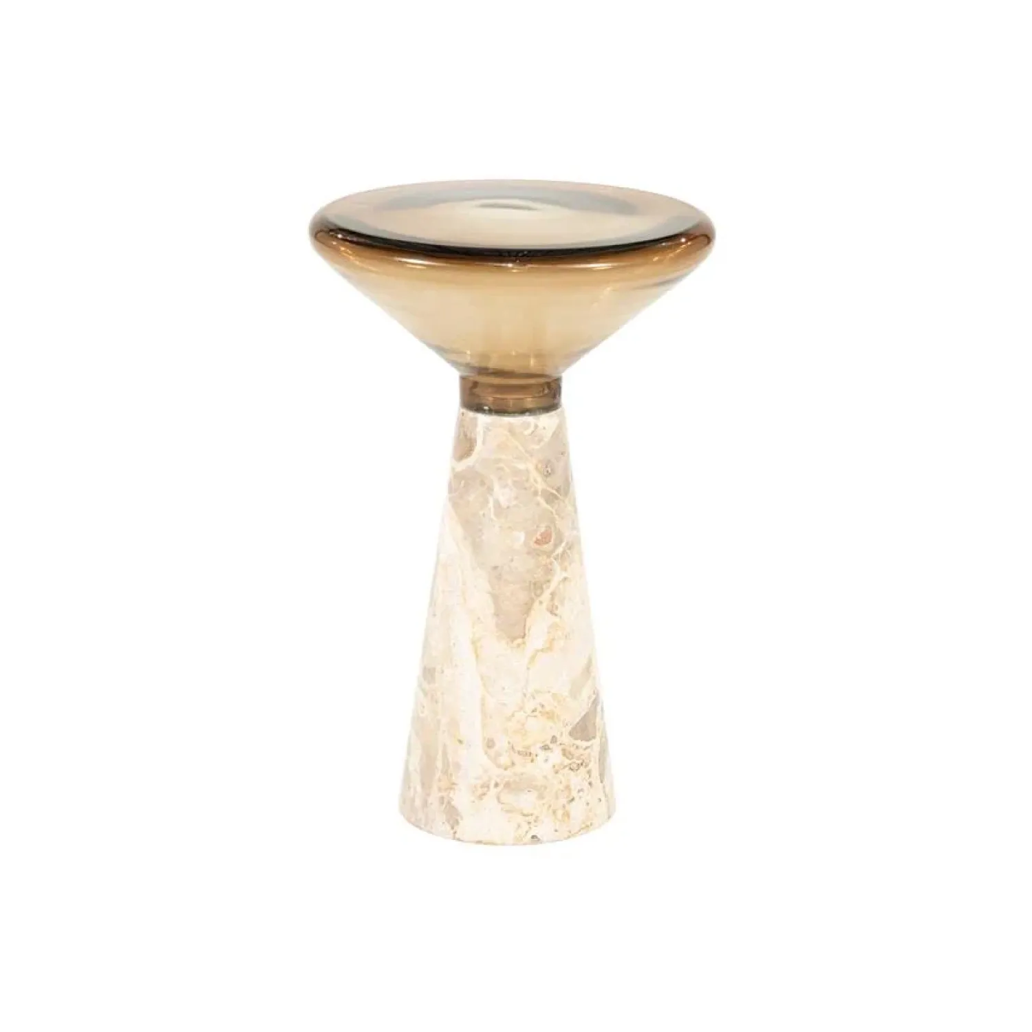 By Boo Bijzettafels|Sereno Bijzettafel rond Marrone 34cm