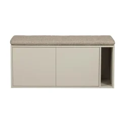 vtwonen Industriele Kasten|Tv Meubels|Settle Down Tv meubel/bankje dust met zitkussen 108 cm