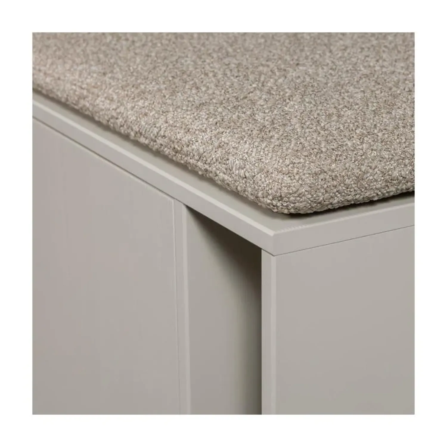 vtwonen Industriele Kasten|Tv Meubels|Settle Down Tv meubel/bankje dust met zitkussen 108 cm