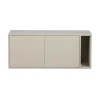 vtwonen Industriele Kasten|Tv Meubels|Settle Down Tv meubel/bankje grenen dust 108 cm