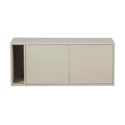 vtwonen Industriele Kasten|Tv Meubels|Settle Down Tv meubel/bankje grenen dust 108 cm