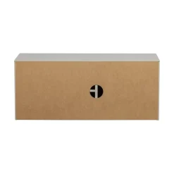 vtwonen Industriele Kasten|Tv Meubels|Settle Down Tv meubel/bankje grenen dust 108 cm