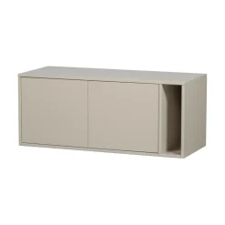vtwonen Industriele Kasten|Tv Meubels|Settle Down Tv meubel/bankje grenen dust 108 cm