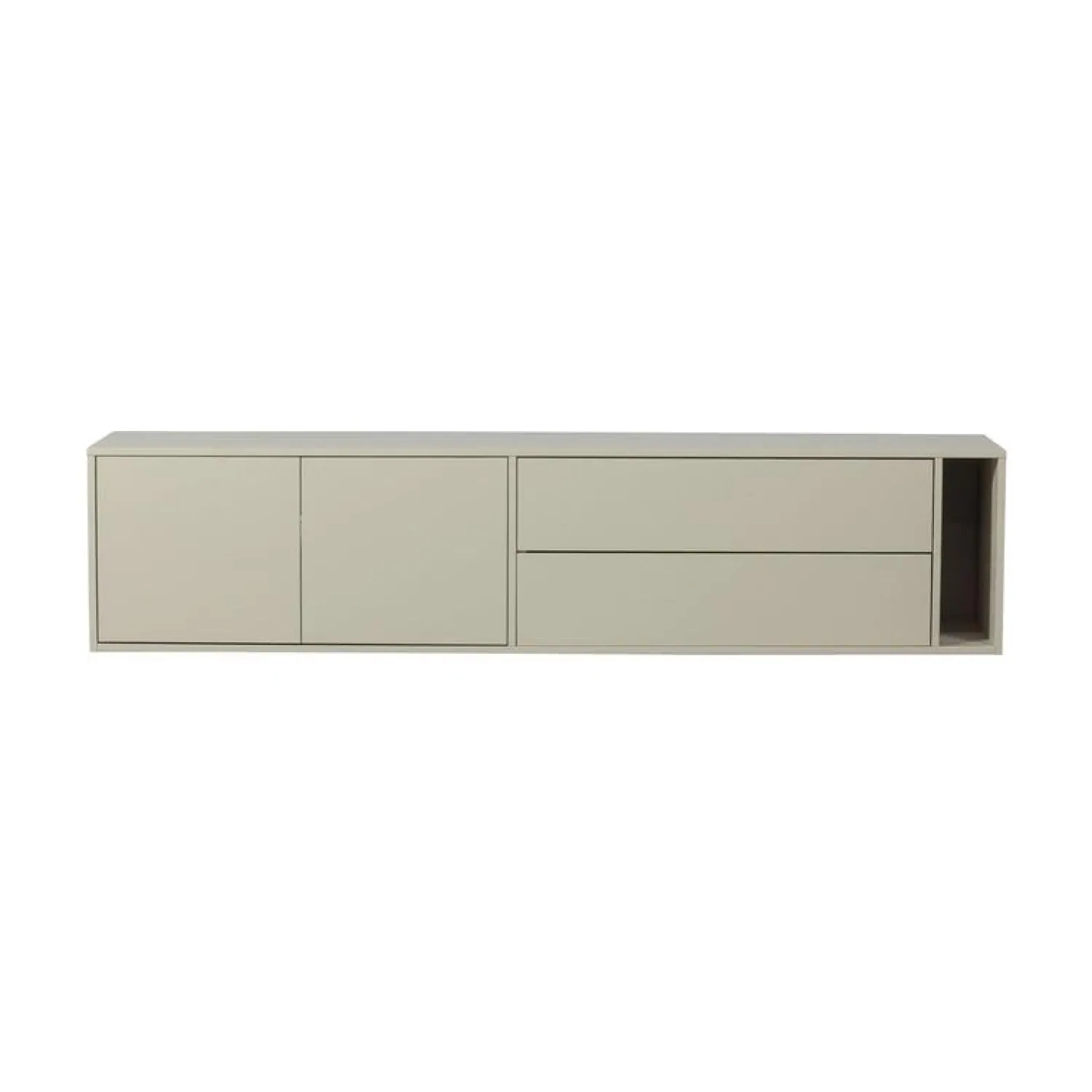 vtwonen Industriele Kasten|Tv Meubels|Settle Down Tv meubel grenen dust 200 cm