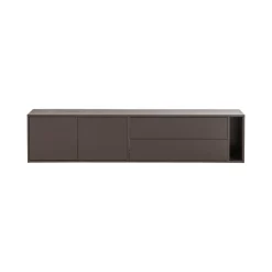 vtwonen Industriele Kasten|Tv Meubels|Settle Down Tv meubel Grenen Middenbruin 200cm