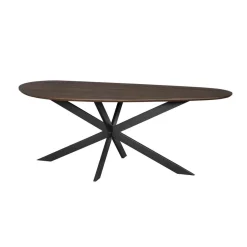 Furndea Eettafels|Shane Eettafel Organisch Walnoot Eikenhout 280cm