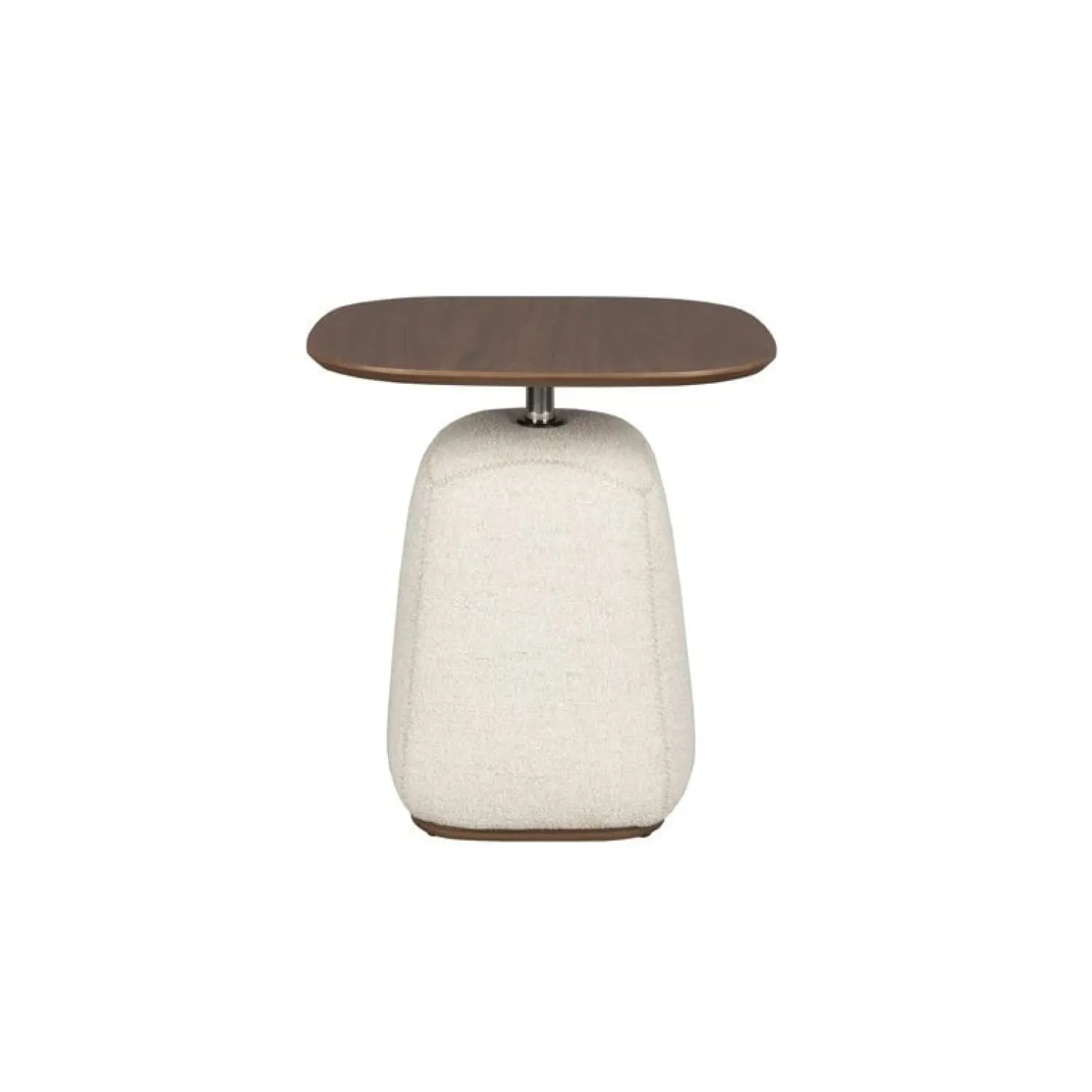 Dutchbone Bijzettafels|Shelly Bijzettafel Gebroken wit 48cm