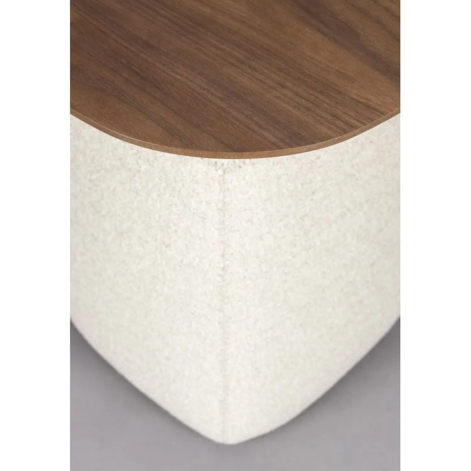 Dutchbone Bijzettafels|Shelly Bijzettafel Gebroken wit 48cm