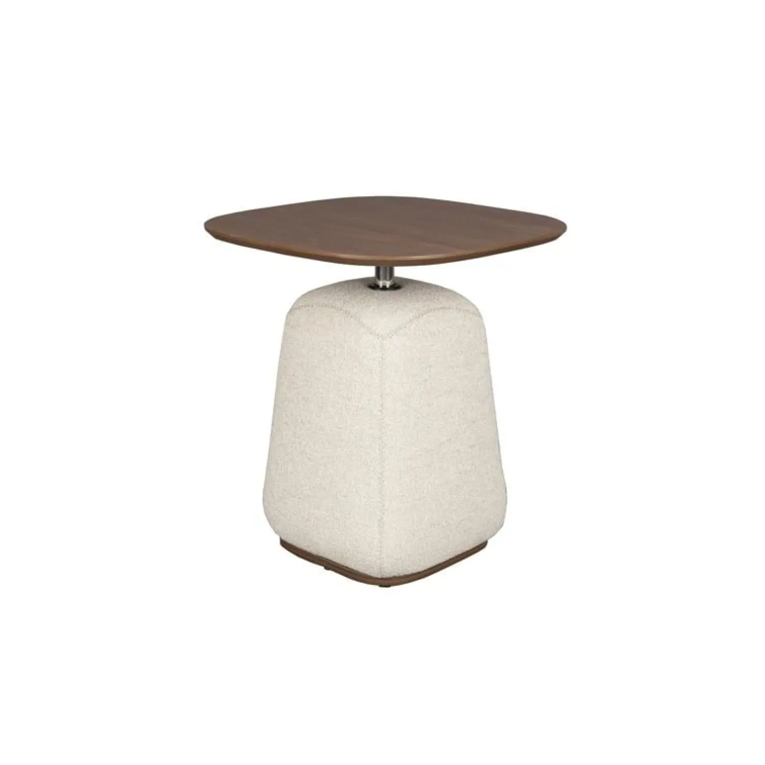 Dutchbone Bijzettafels|Shelly Bijzettafel Gebroken wit 48cm