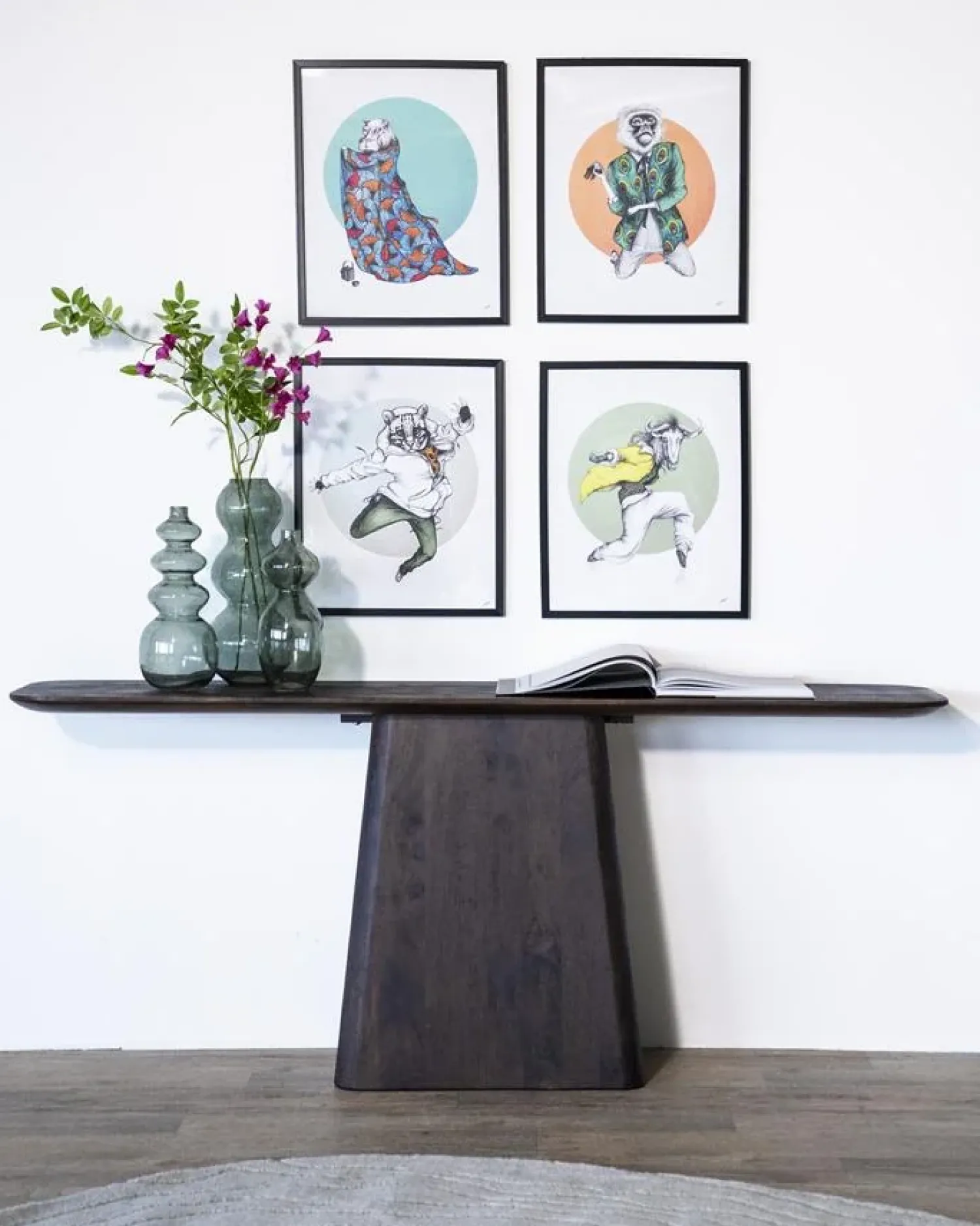 Eleonora Sidetables|Sidetable Aron 180×40 bruin