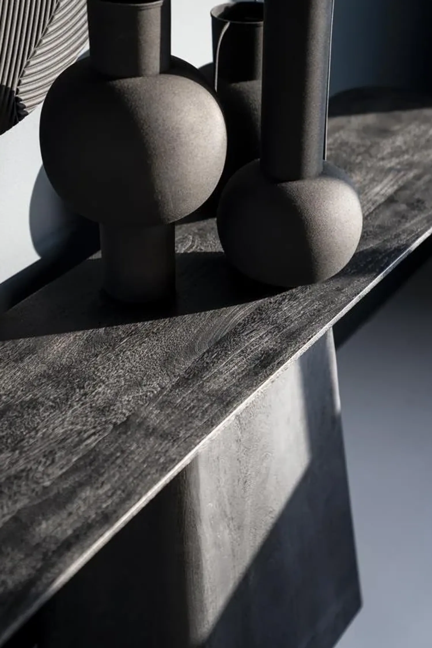 Eleonora Sidetables|Sidetable Aron 180×40 zwart