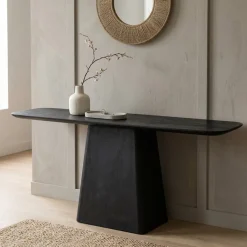 Eleonora Sidetables|Sidetable Aron 180×40 zwart