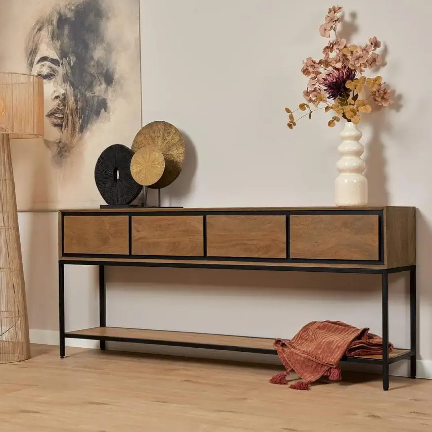Furndea Sidetables|Sidetable Sindacco Naturel 180 cm