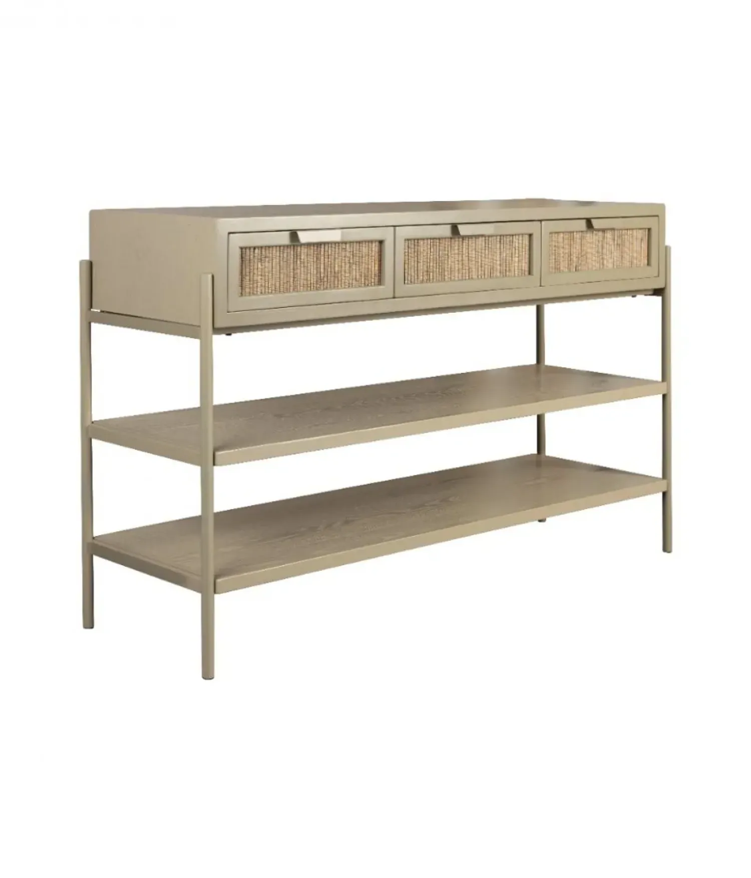 Dutchbone Sidetables|Sidetable Yasu Rotan Beige 120cm