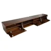 Vane Living Industriele Kasten|Tv Meubels|Sigge Zwevend Tv meubel walnoot 240cm