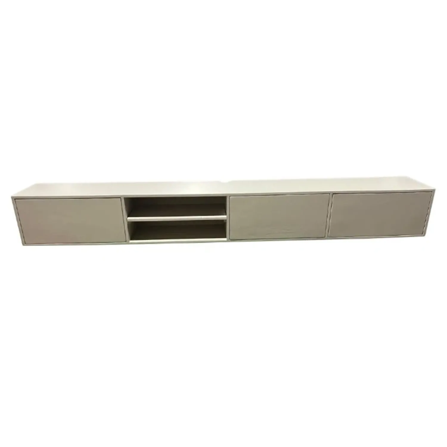 Vane Living Industriele Kasten|Tv Meubels|Sigge Zwevend Tv meubel zand 240cm