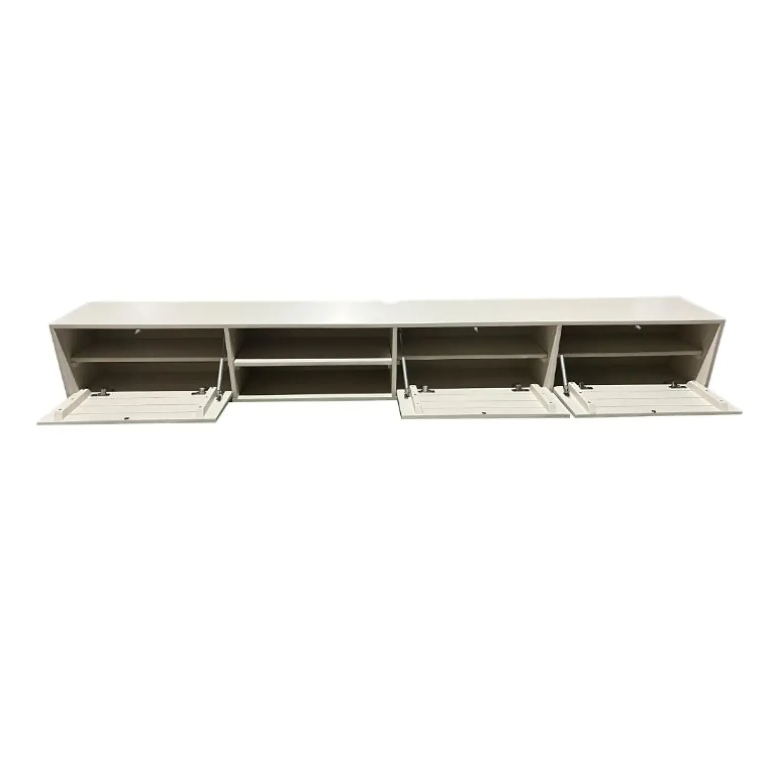 Vane Living Industriele Kasten|Tv Meubels|Sigge Zwevend Tv meubel zand 240cm