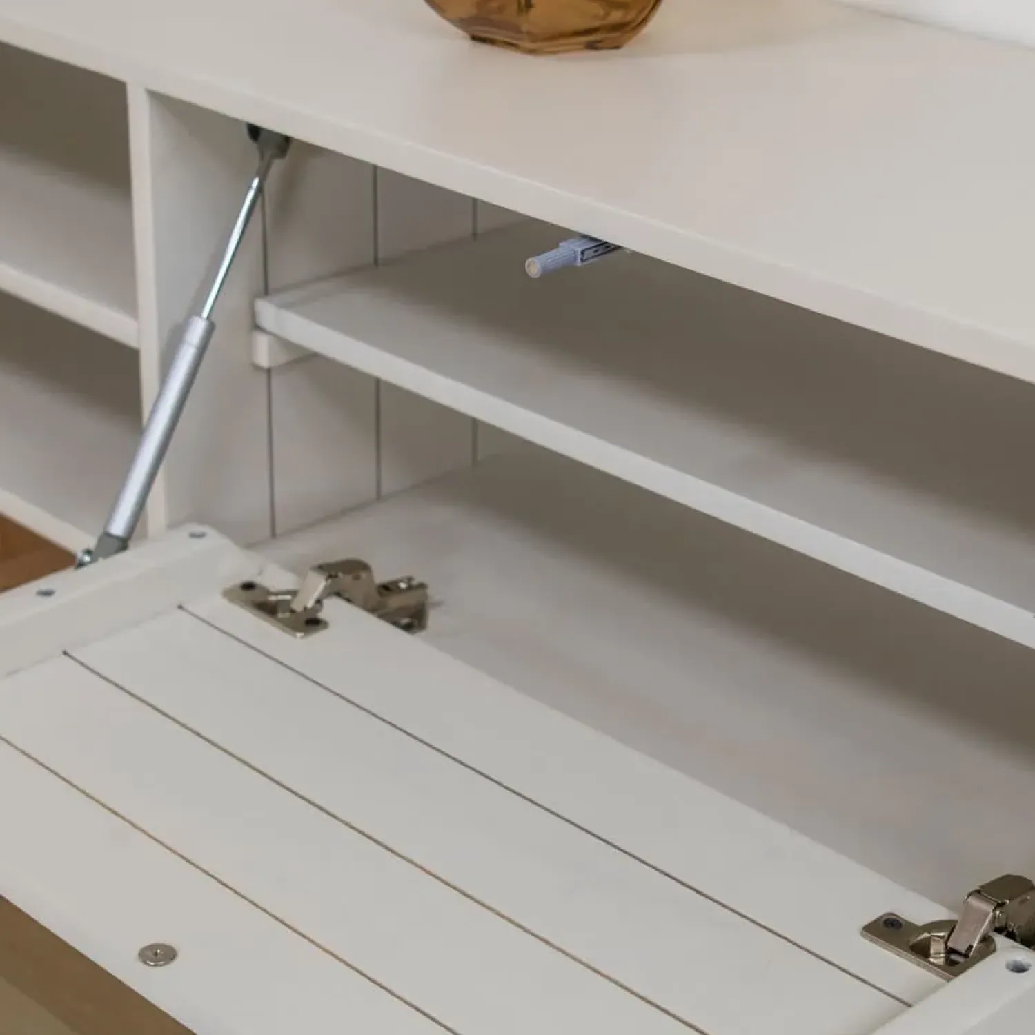 Vane Living Industriele Kasten|Tv Meubels|Sigge Zwevend Tv meubel zand 200cm
