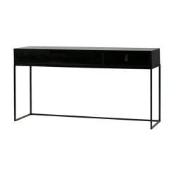 WOOOD Sidetables|Silas Sidetable Essen Blacknight 140cm
