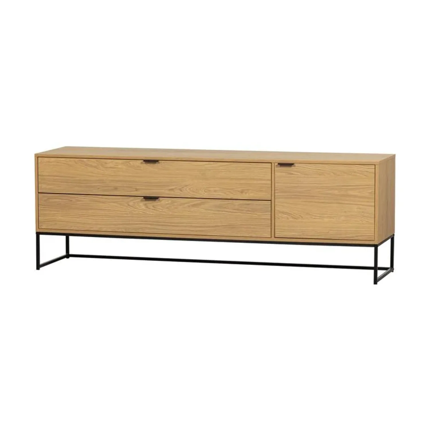 WOOOD Industriele Kasten|Tv Meubels|Silas TV Meubel 180 cm Eiken Decor 180cm