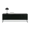 WOOOD Industriele Kasten|Tv Meubels|Silas TV Meubel 180 cm Essen Blacknight 180cm