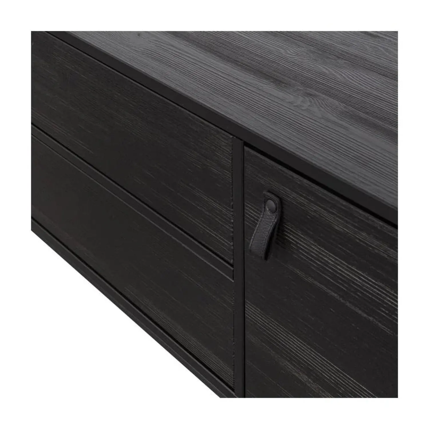 WOOOD Industriele Kasten|Tv Meubels|Silas TV Meubel 180 cm Essen Blacknight 180cm