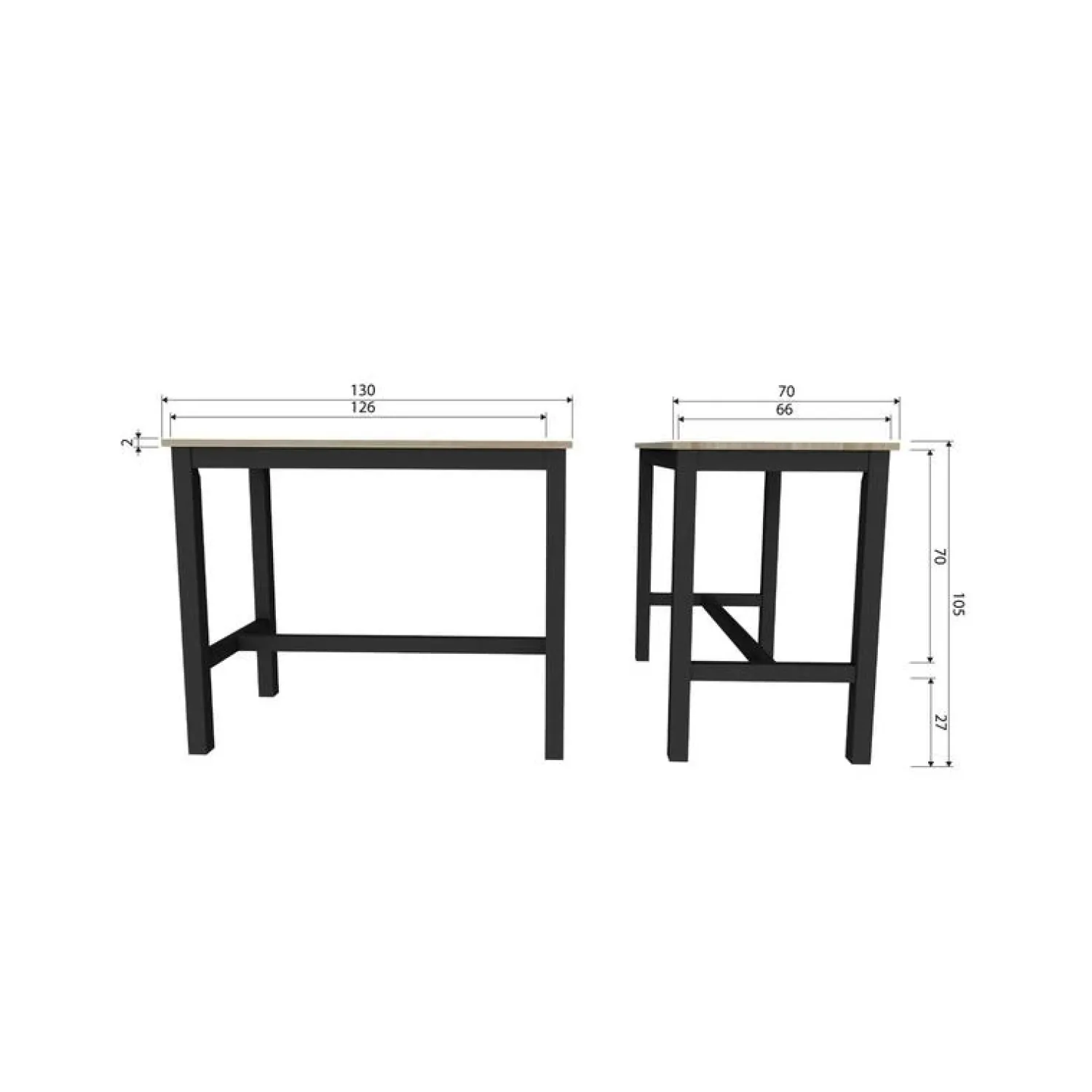 WOOOD Industriele Kasten|Tv Meubels|Silas TV Meubel 120 cm Grenen Dust 120cm