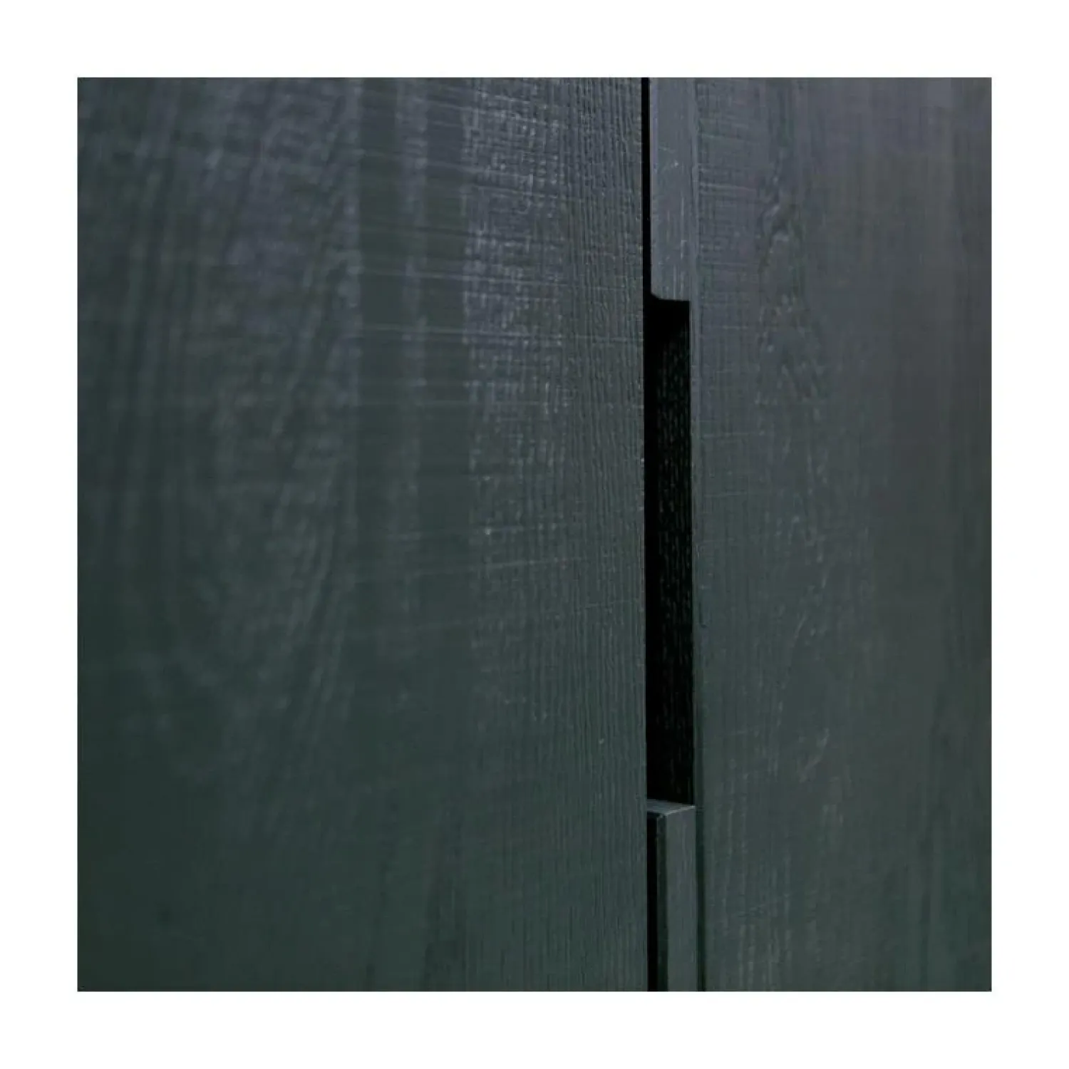 WOOOD Wandkasten|Industriele Kasten|Silas Wandkast 2-Deurs Essen Blacknight 85cm