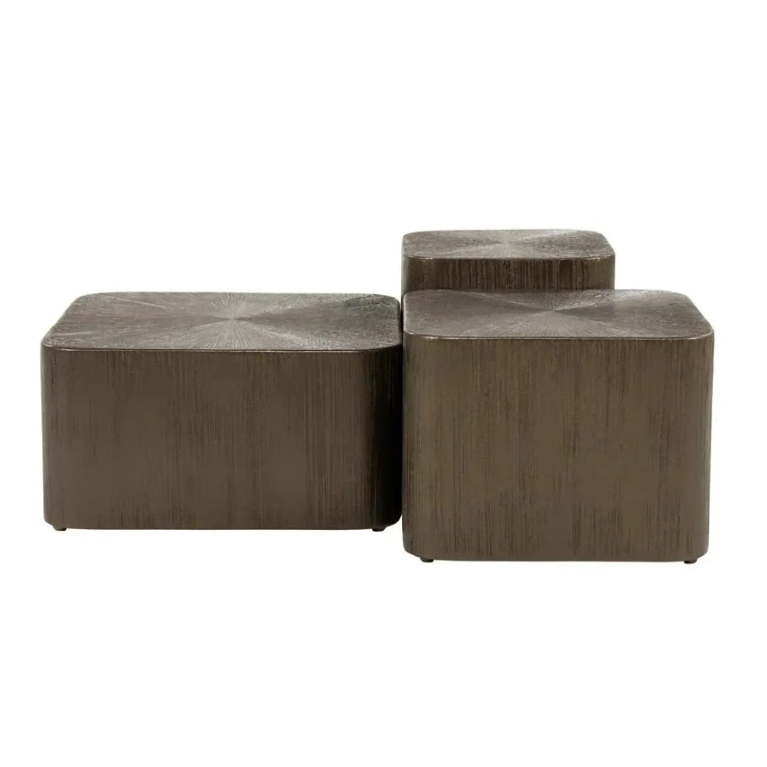 Eleonora Salontafels|Silva Salontafel Set van 3 Bruin