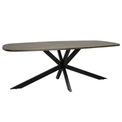 Tower living Eettafels|Silvi eettafel visgraat olijfbruin 180cm