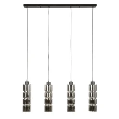 Kalfort Hanglampen|Glazen Hanglamp|Silvio 4-lichts Hanglamp Glas