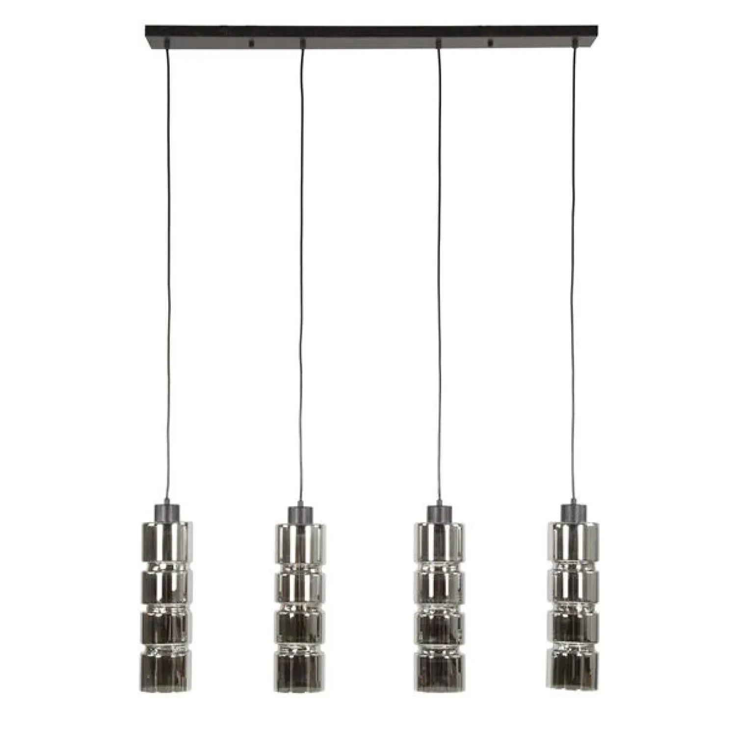 Kalfort Hanglampen|Glazen Hanglamp|Silvio 4-lichts Hanglamp Glas