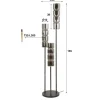 Kalfort Vloerlampen|Silvio 3-lichts Vloerlamp Glas