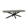 Tower living Salontafels|Silvi Salontafel deens ovaal olijfbruin 130 cm