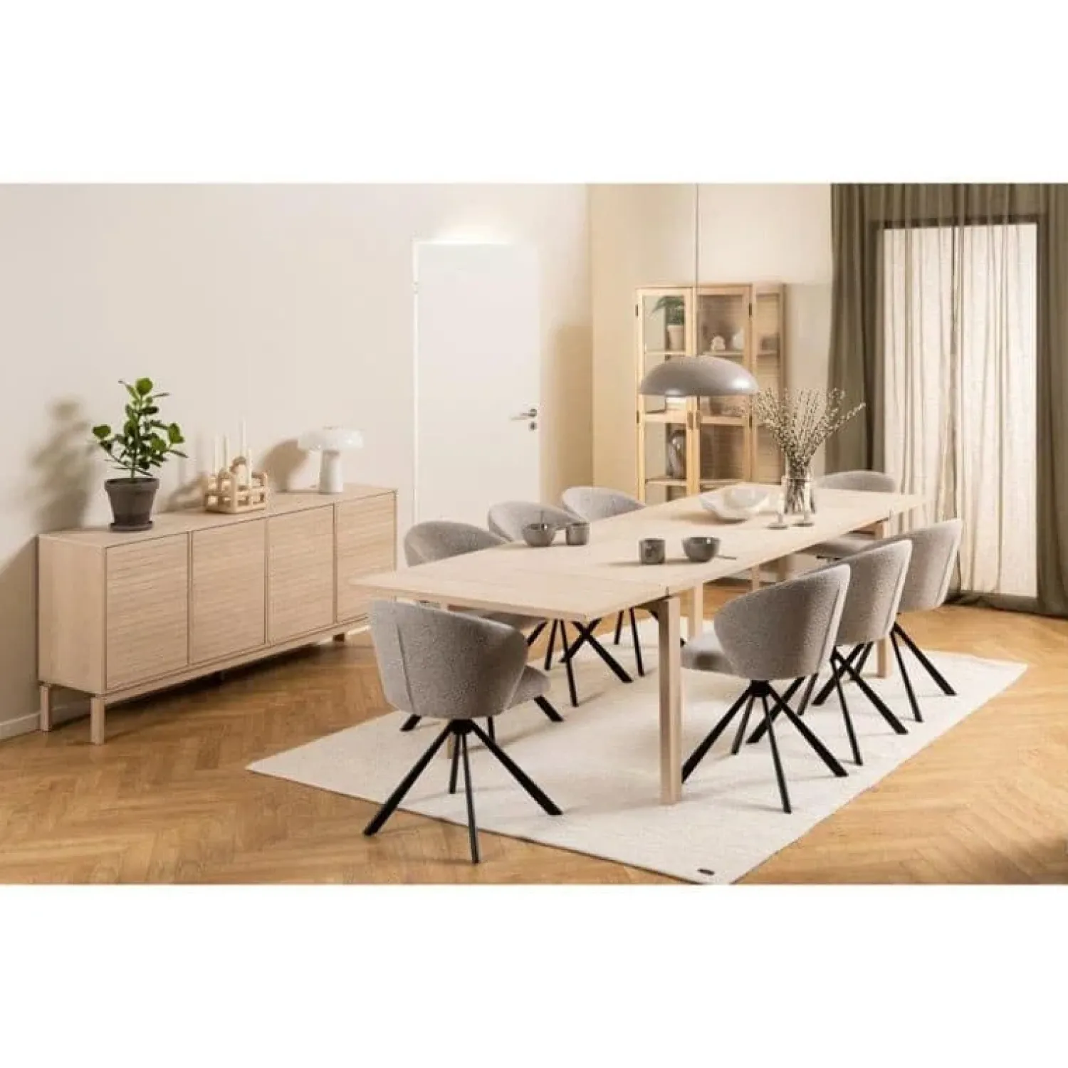 Nordhavn Dressoirs|Industriele Kasten|Silvon Dressoir Naturel 180cm