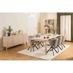 Nordhavn Vitrinekasten|Industriele Kasten|Silvon Vitrinekast Naturel 80cm