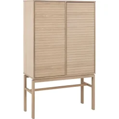 Nordhavn Wandkasten|Industriele Kasten|Silvon Wandkast Naturel 90cm