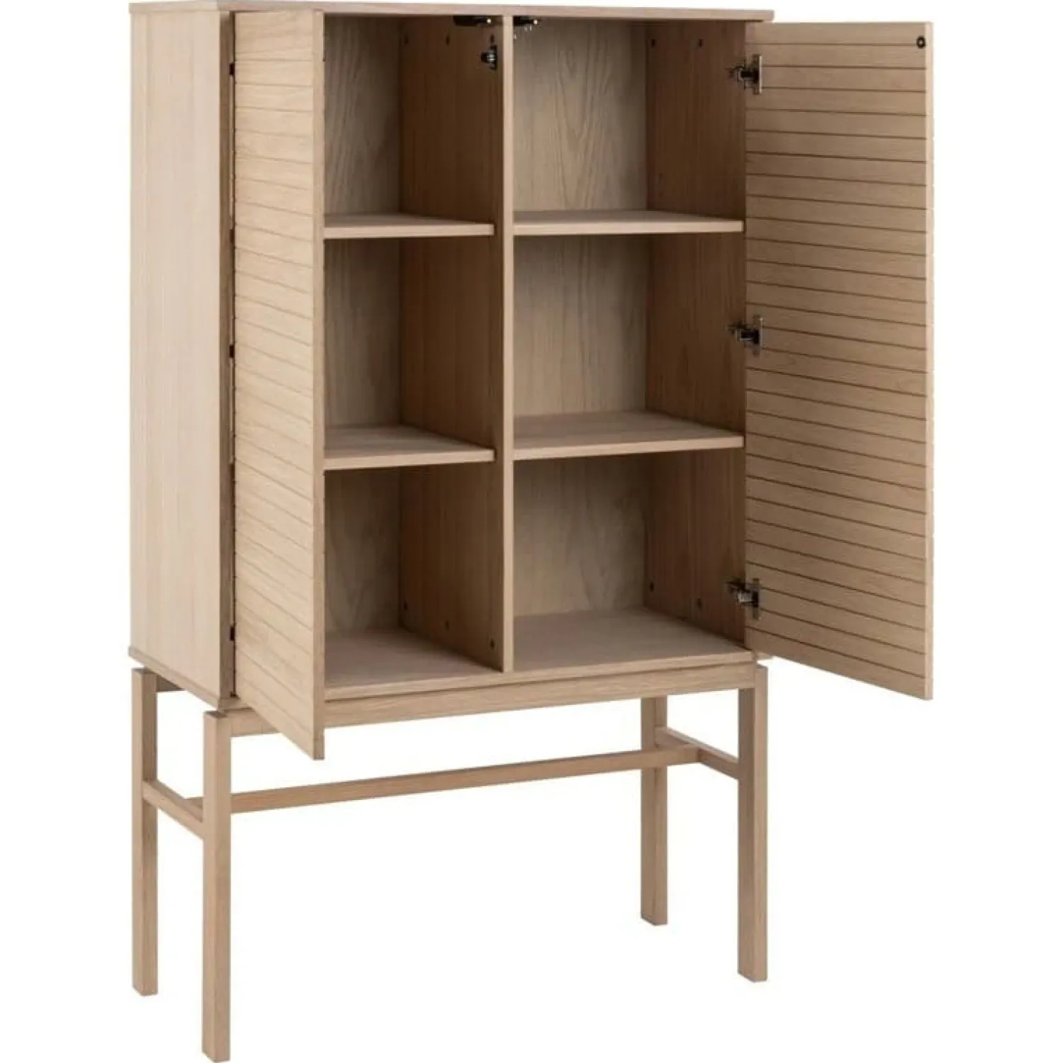 Nordhavn Wandkasten|Industriele Kasten|Silvon Wandkast Naturel 90cm