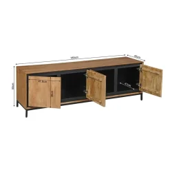 Furndea Industriele Kasten|Tv Meubels|Sindacco Tv meubel Mangohout 180 cm