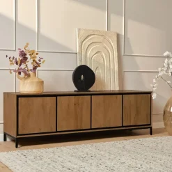 Furndea Industriele Kasten|Tv Meubels|Sindacco Tv meubel Mangohout 180 cm