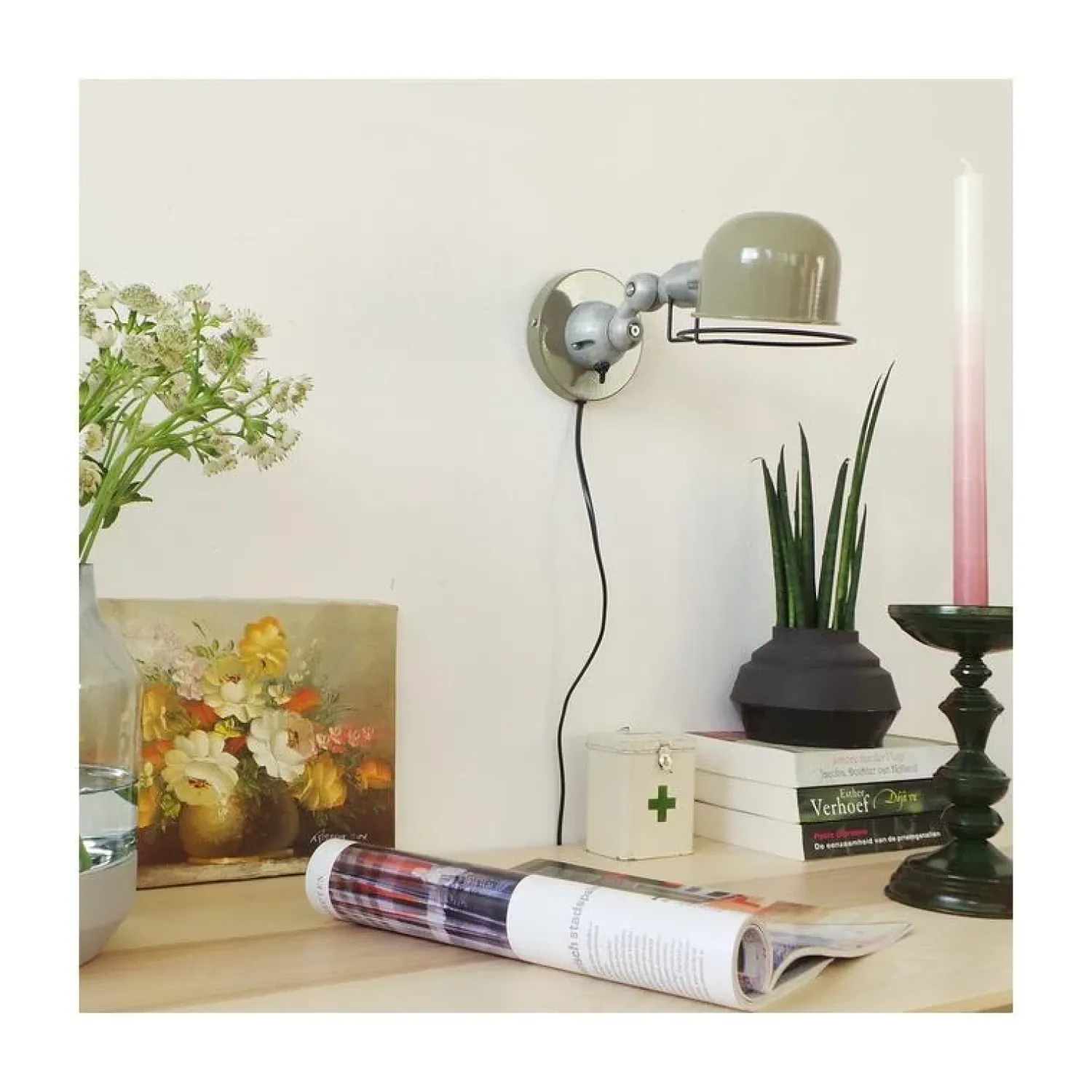 Steinmex Wandlampen|Skeever 1-lichts Wandlamp Groen