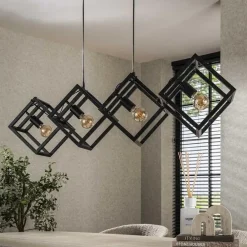 Kalfort Hanglampen|Skye 4-lichts Hanglamp Metaal