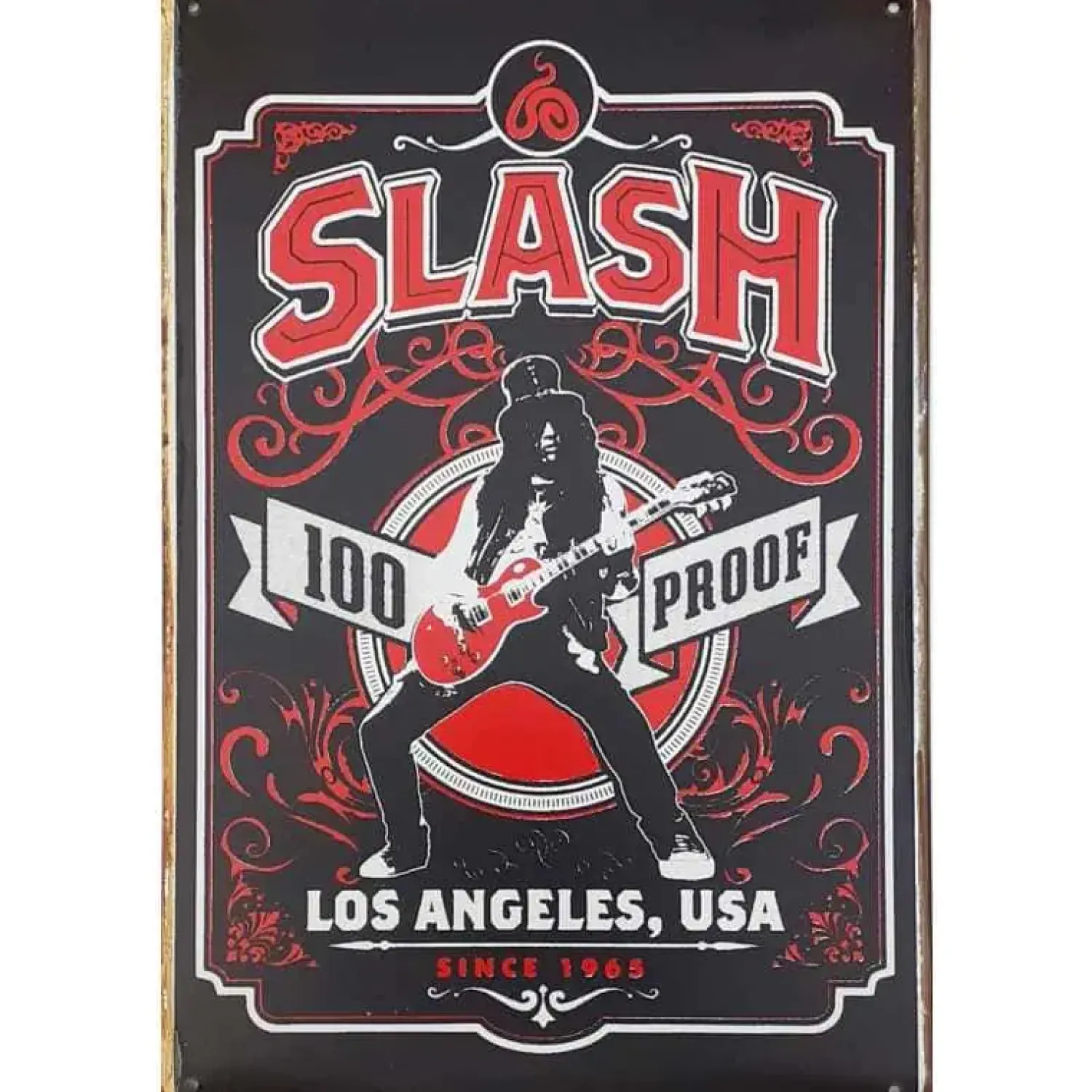 Metal Signs Metalen Borden|Slash 100 proof - metalen bord