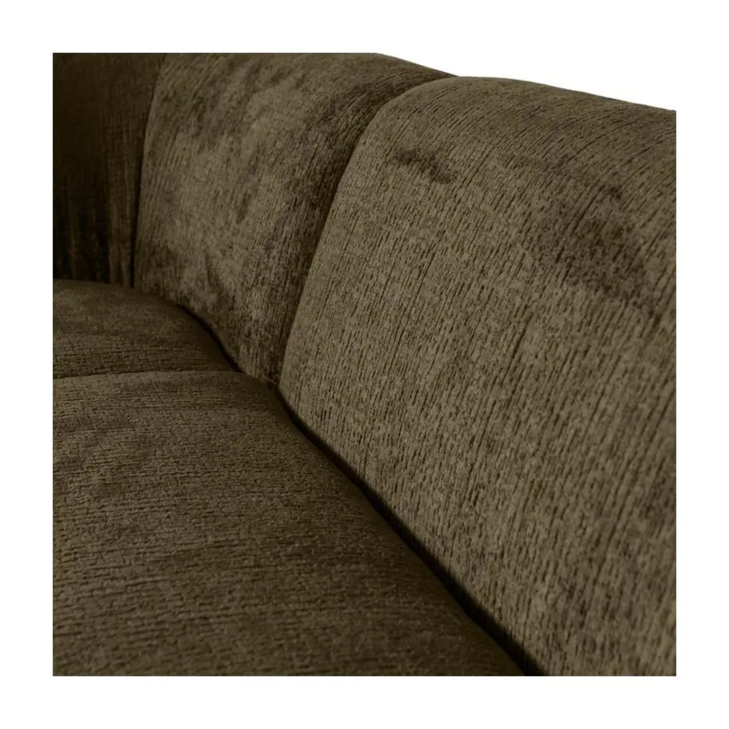 WOOOD Hoekbanken|Sloping Hoekbank Links Structure Velvet Bonsai