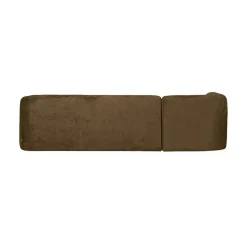 WOOOD Hoekbanken|Sloping Hoekbank Links Structure Velvet Brass