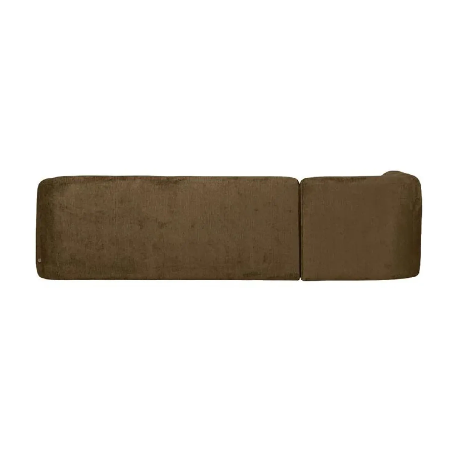 WOOOD Hoekbanken|Sloping Hoekbank Links Structure Velvet Brass